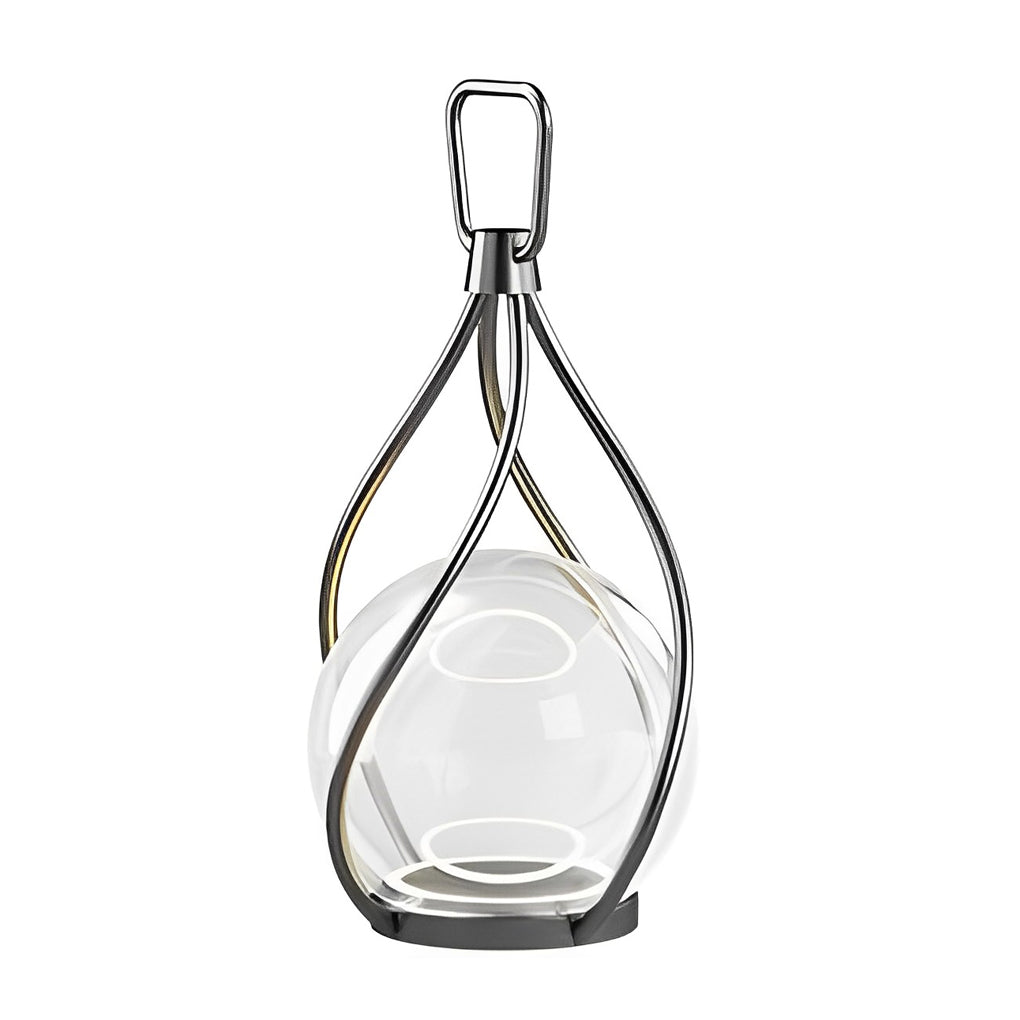 Creative Metal LED Night Light – Waterproof USB-Rechargeable Stainless Steel Portable Outdoor Lamp