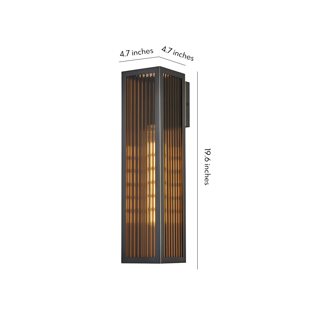 Light Pole Bollard Modern Outdoor Garden Landscape Light