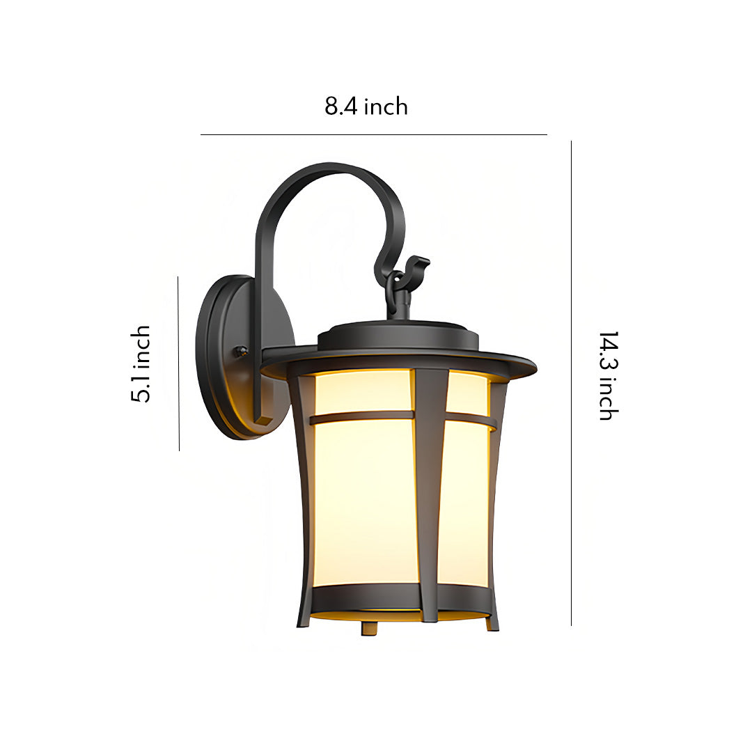 Retro Wall Sconce Lighting American Outdoor Waterproof Lamp