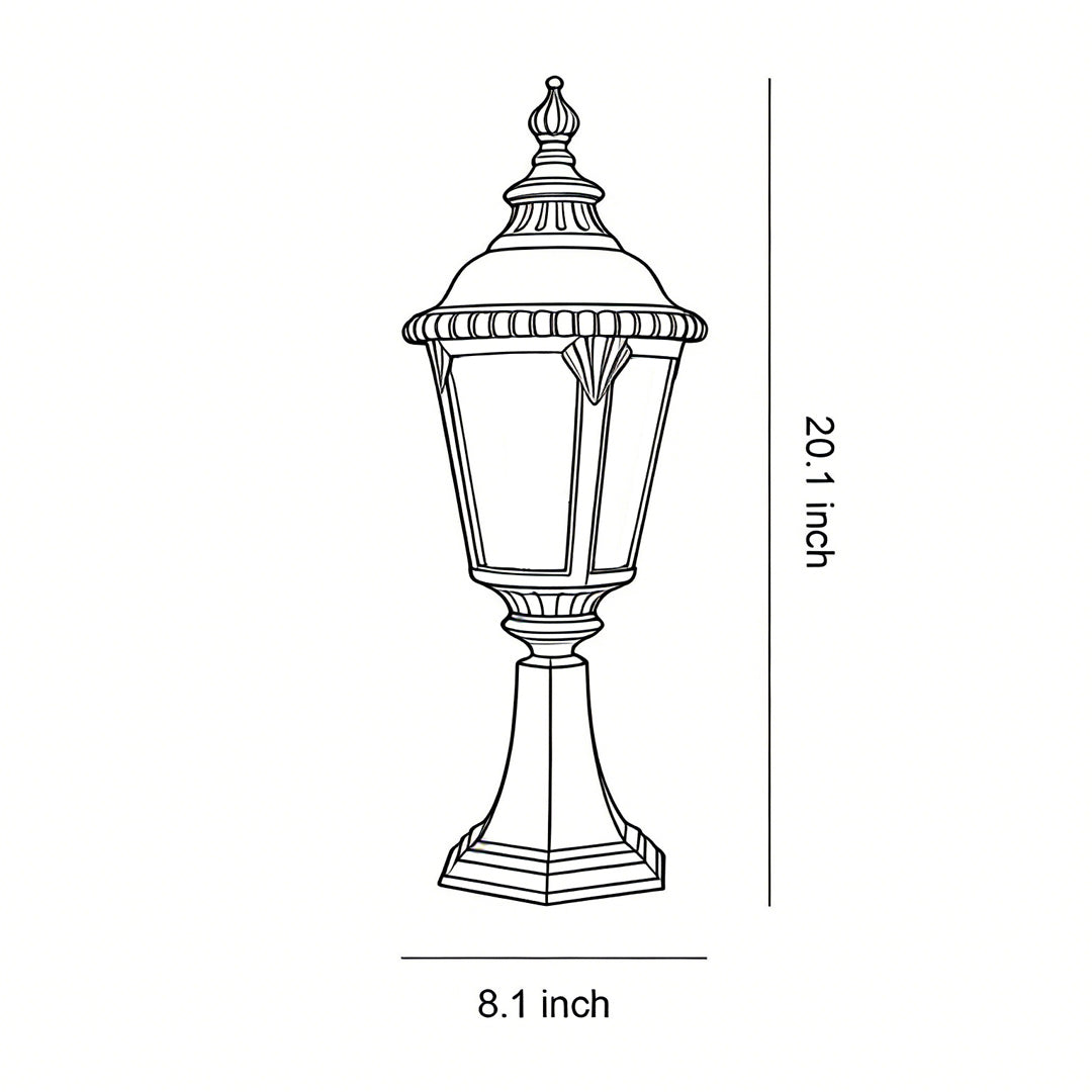 Fence Pillar Lights Waterproof Outdoor Exterior Column Head Lamp