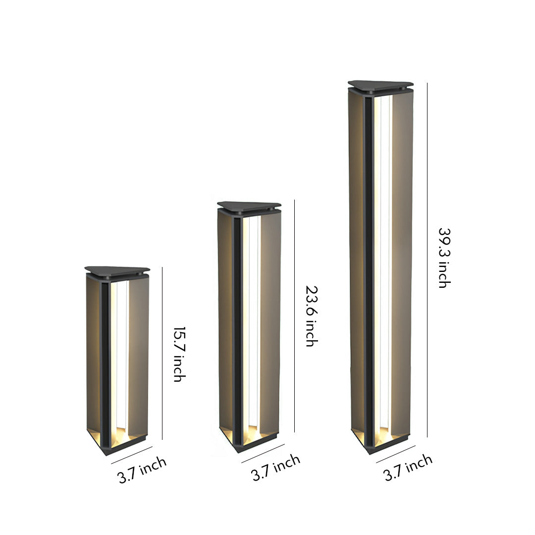 Bollard Outdoor Lights Minimalist Waterproof Ambient Lamp