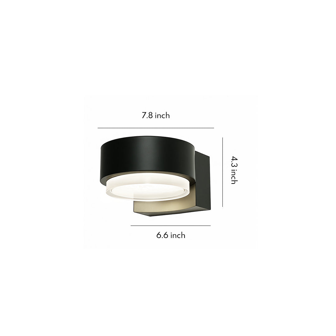 Lights for Outdoor Wall Waterproof Black Metal Light