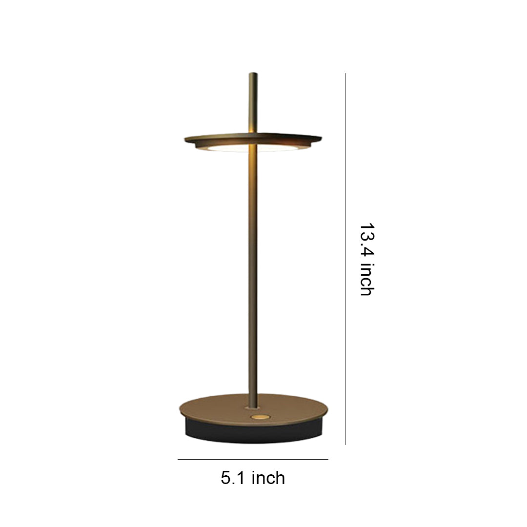 Dimmable Cordless Modern Table Lamps - Portable Metal Buffet Lamps for Home & Dining