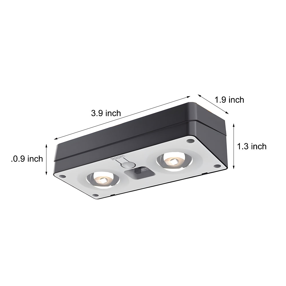 Solar-Powered outdoor square wall lights Waterproof Multi-Color Ambient