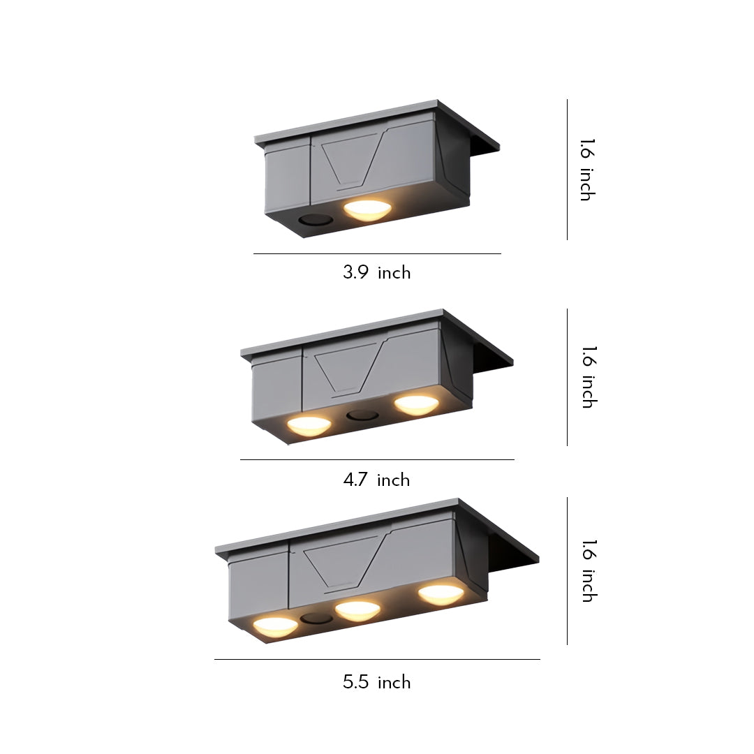 Exterior Wall Wash Lighting Solar Outdoor Waterproof Light 2pcs