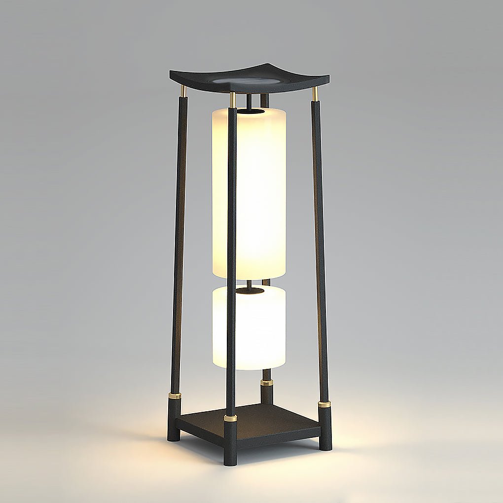 Unique Solar-Powered LED Outdoor Lights Asian-Inspired Design