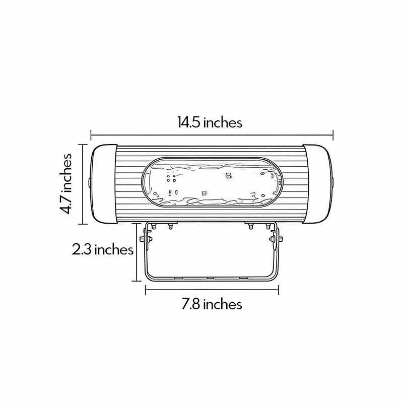 Outdoor Spotlight LED Dynamic Water Ripple Waterproof Light