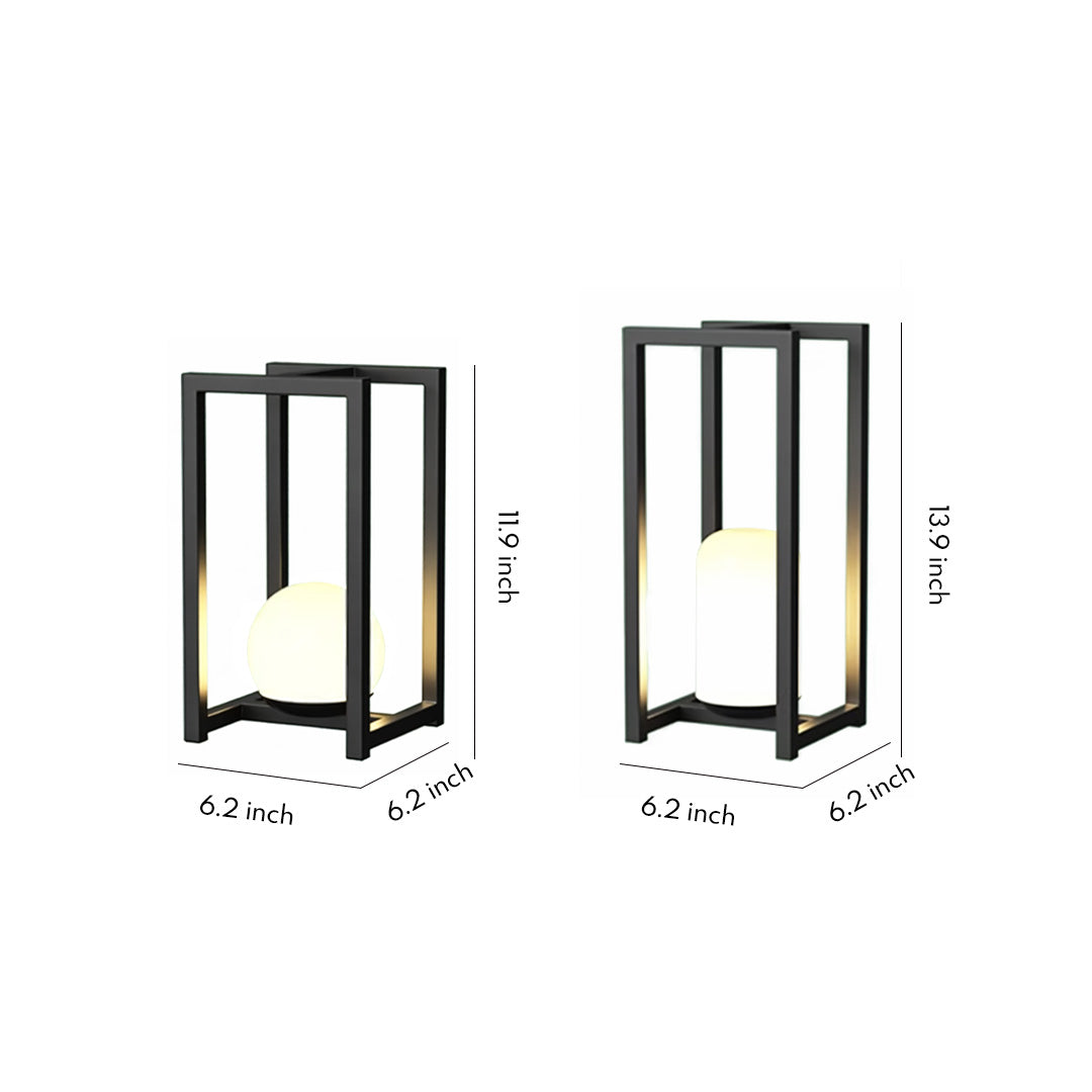 Outdoor Lanterns Black Courtyard Waterproof Decorative Lamp