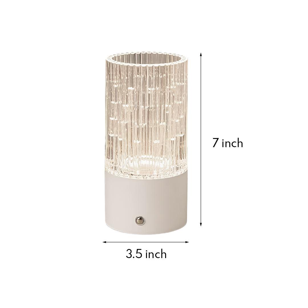 Art Deco Table Lamp - Vase-Inspired Light in ABS & PS Material