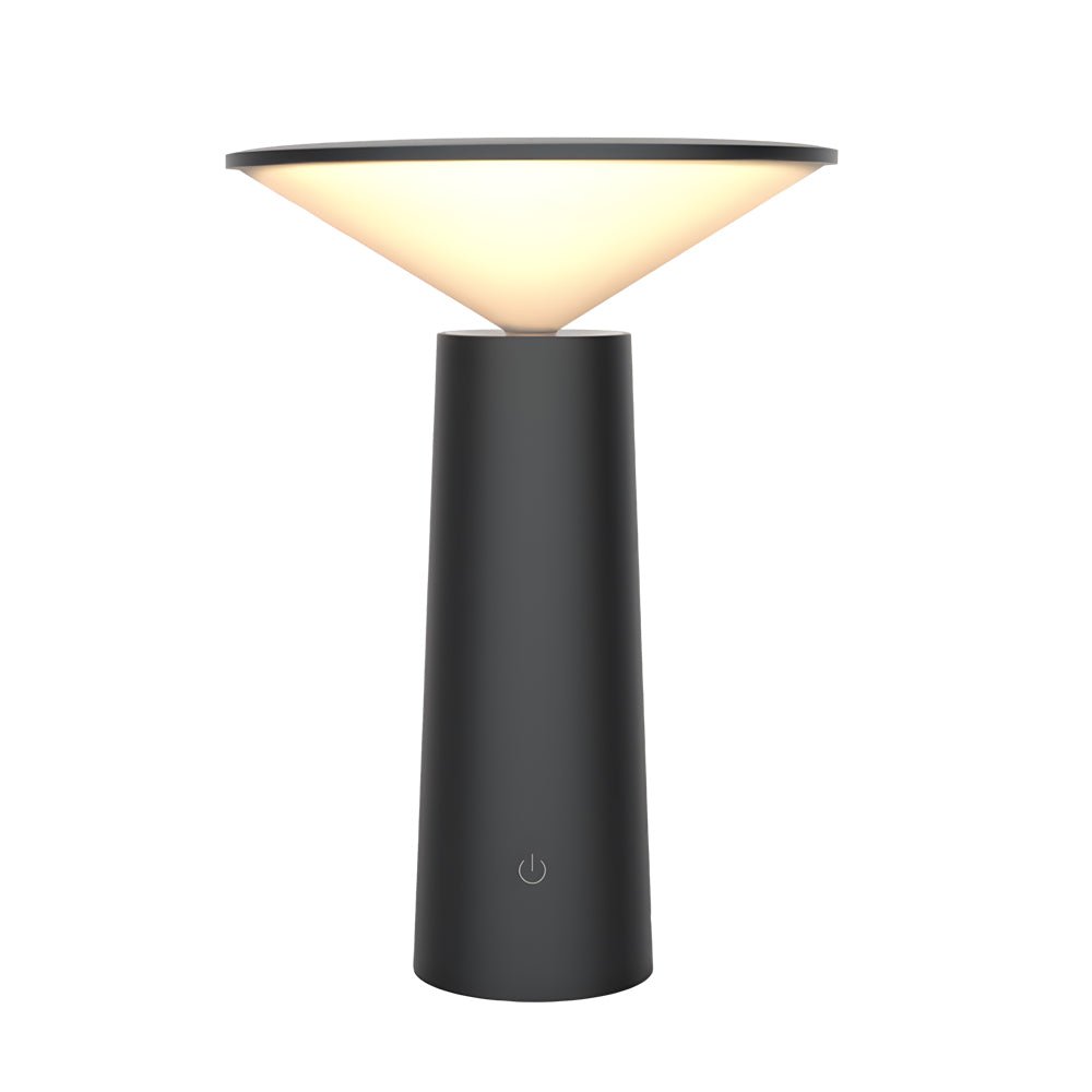 Rotatable LED Torch Downlight Table Lamp – USB-Charging Nordic Desk Light for Bedroom & Office