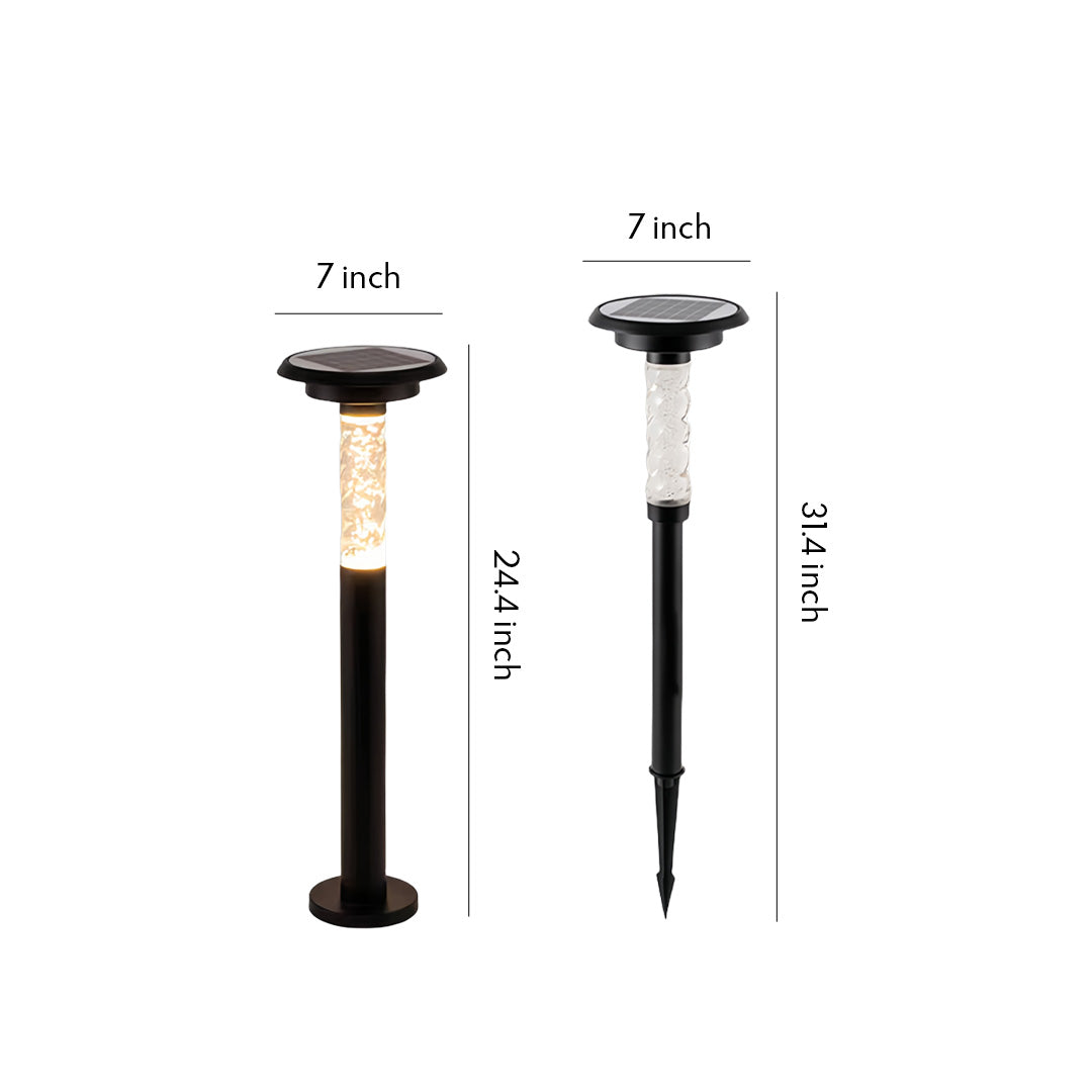Solar Outdoor Path Lighting Waterproof Bubble Minimalist Light