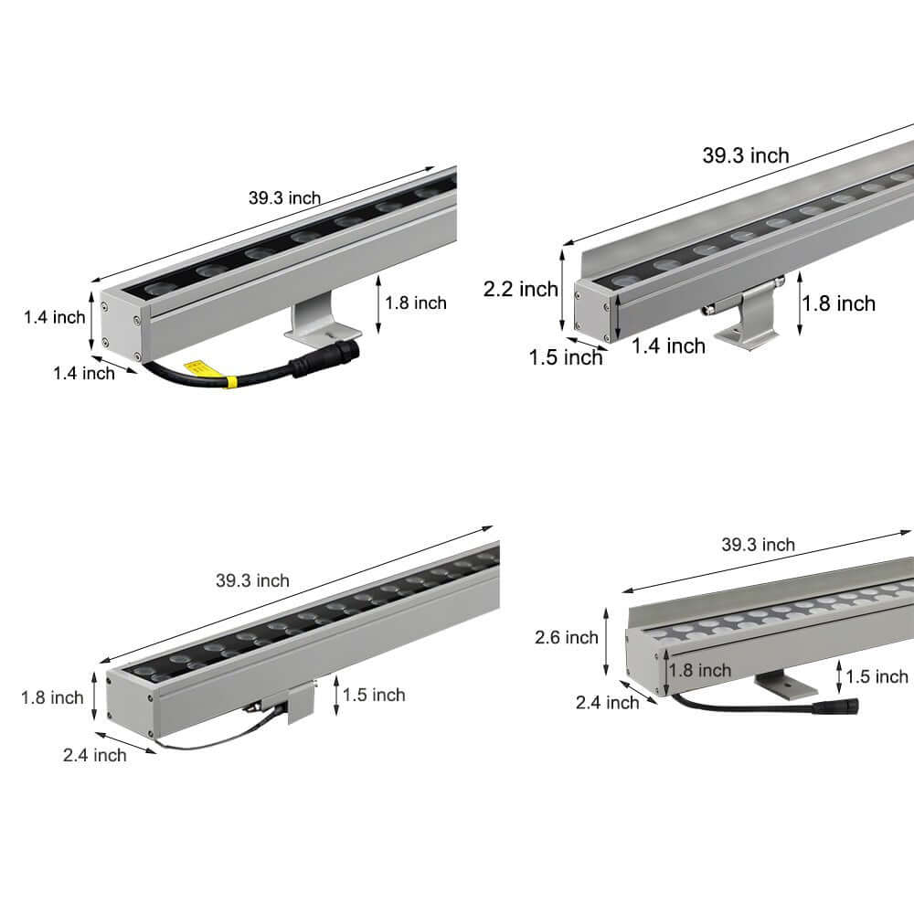 LED Wall Washer Light Modern Linear Aluminum Light