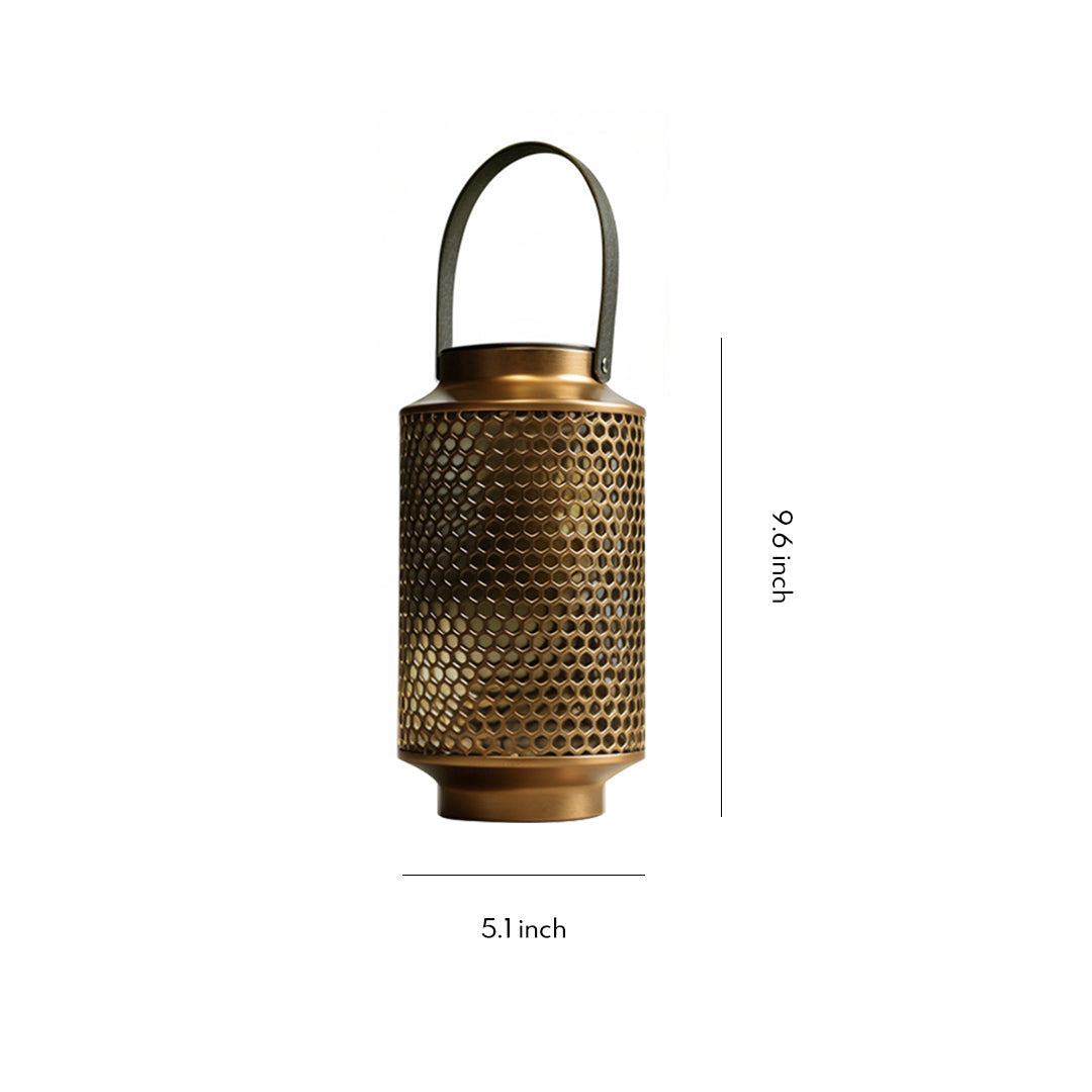 Portable Solar Lantern Retro Iron Art Ambience Light