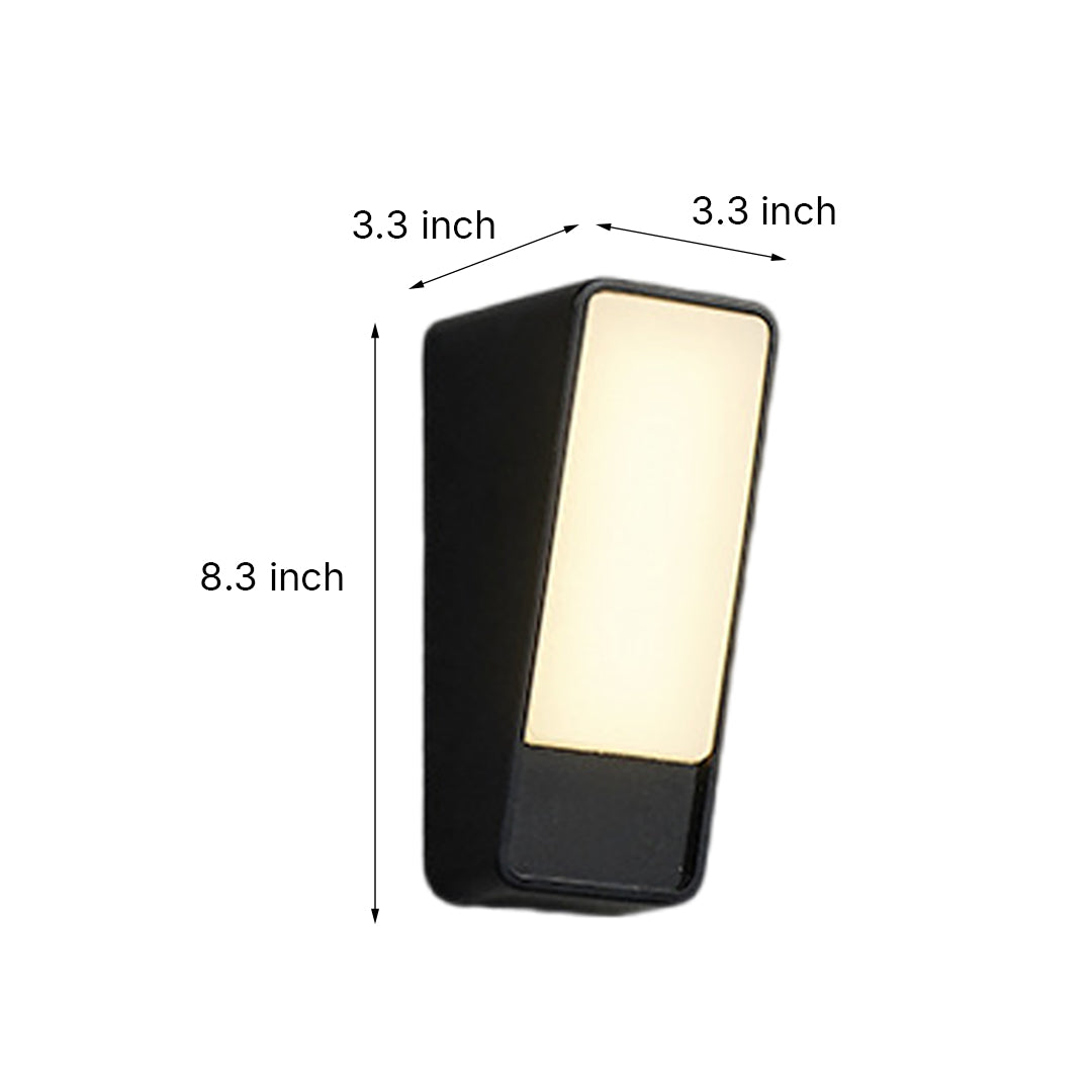 Led Wall Light Outdoor Waterproof Square Aluminum Lighting