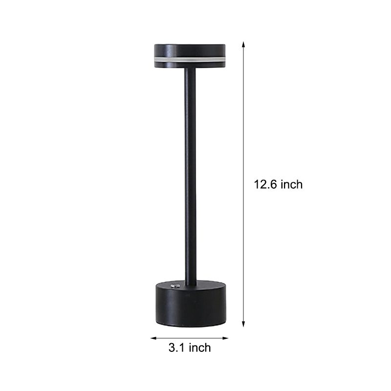 Rechargeable Portable Rod Table Lamp – 3-Step Dimmable LED Mood Light for Bedroom, Desk & Bar