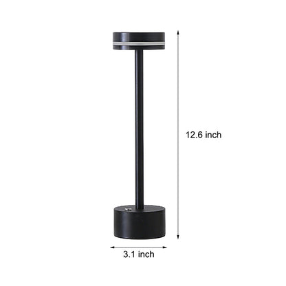 Rechargeable Portable Rod Table Lamp – 3-Step Dimmable LED Mood Light for Bedroom, Desk & Bar