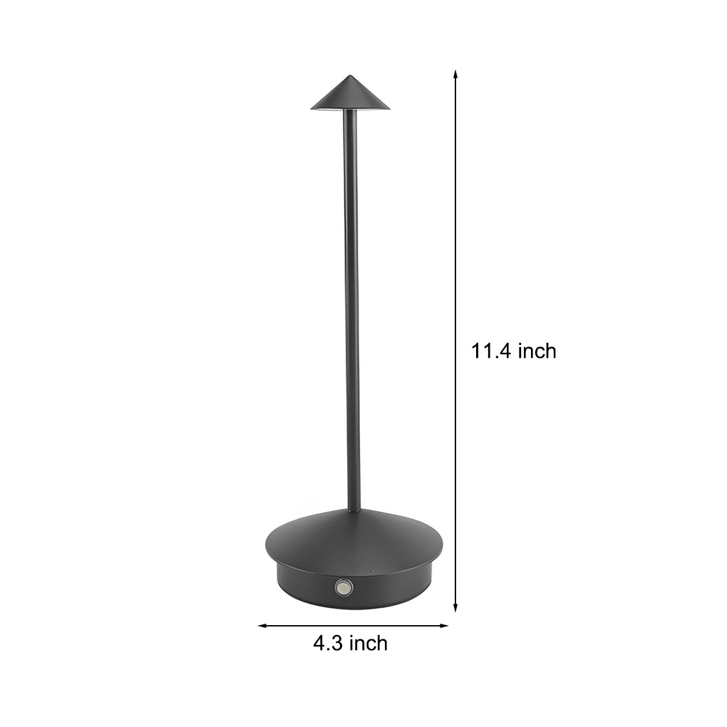 Mini Triangle LED Table Lamp – Dimmable Geometric Desk Light for Bedroom, Office & Modern Interiors