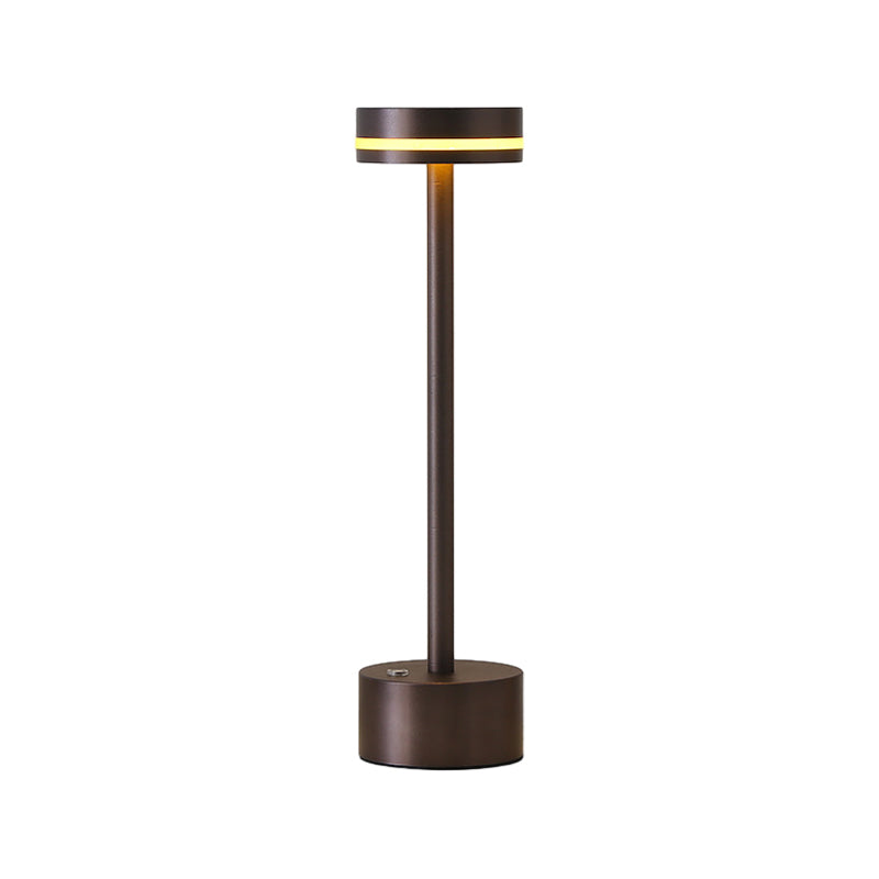 Rechargeable Portable Rod Table Lamp – 3-Step Dimmable LED Mood Light for Bedroom, Desk & Bar
