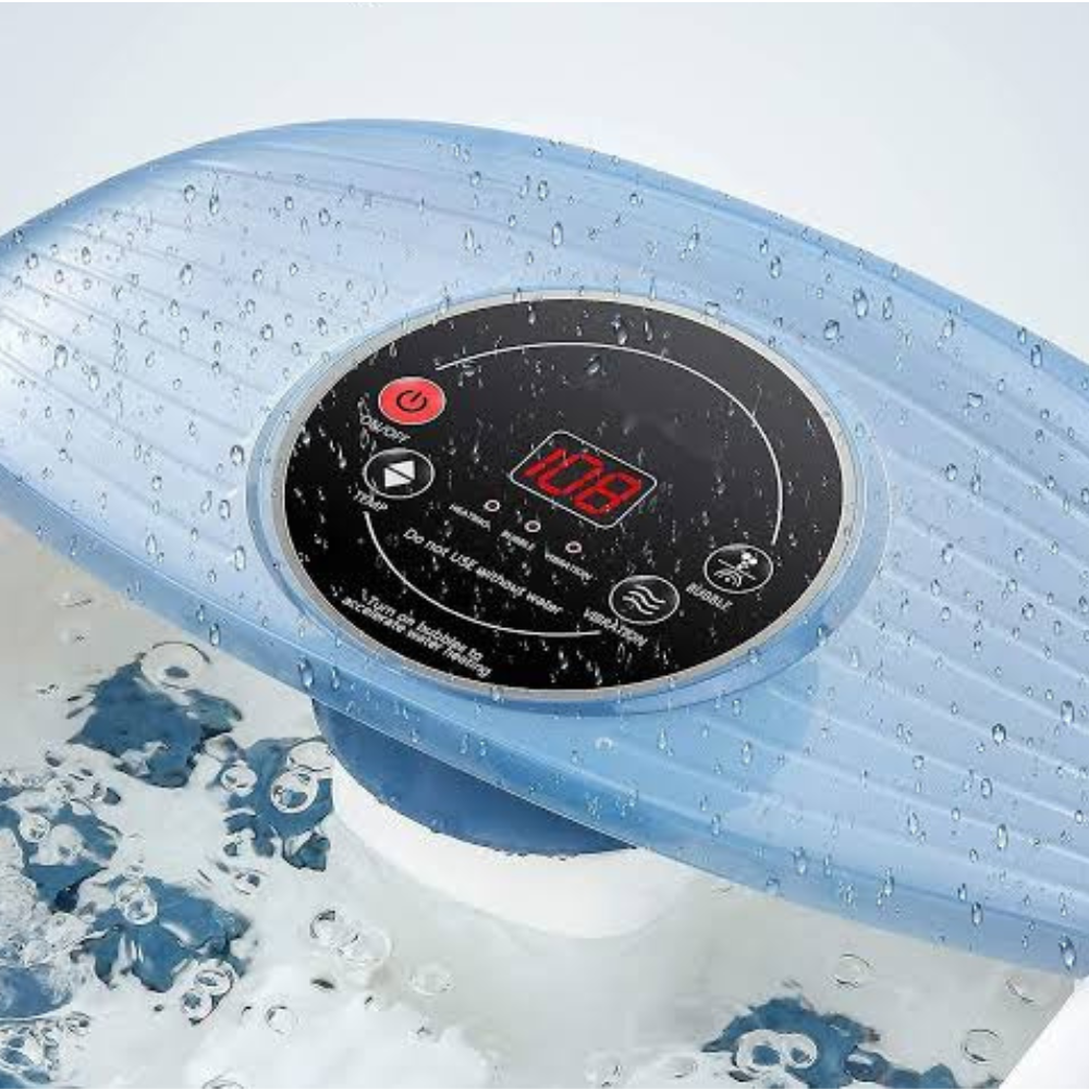 Foot Spa Bath Massager with Heat & Bubbles – Temperature Controlled Foot Soak Tub with Vibration Massage