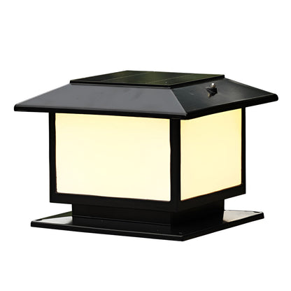 [Open-Box] Square Three Step Dimming LED Waterproof Solar Fence Post Lights