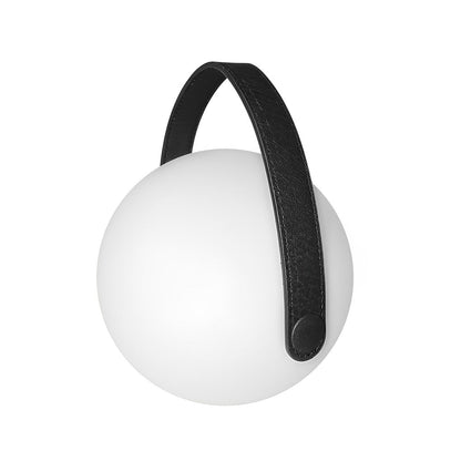 6-Inch Portable RGB Sphere Table Lamp – Frosted Glass Ball Ambient Light with Vintage Handle