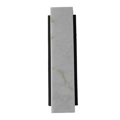Rectangular Metal LED Waterproof Black Modern Outdoor Wall Lights
