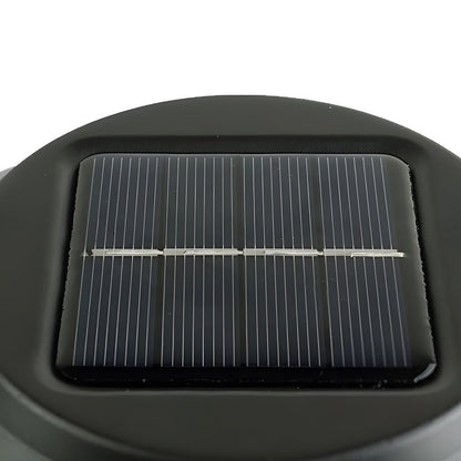 22.8-inch Solar Pathway Lights with Hat Top and Wire-Circled Lampshade