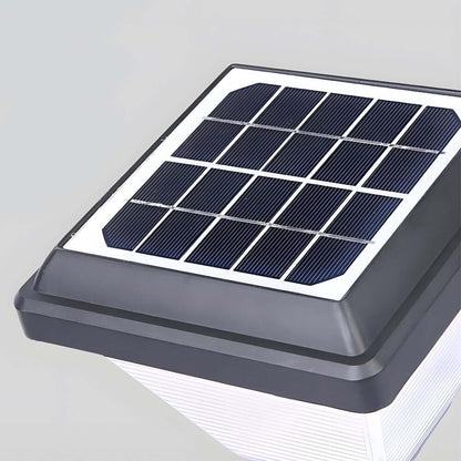 27.6-Inch H Modern Black LED Solar Pathway Post Light