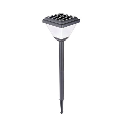 27.6-Inch H Modern Black LED Solar Pathway Post Light