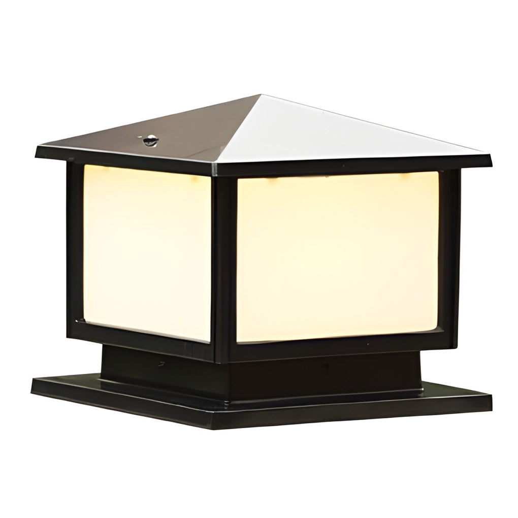 [Open-Box] Square Three Step Dimming LED Waterproof Solar Fence Post Lights