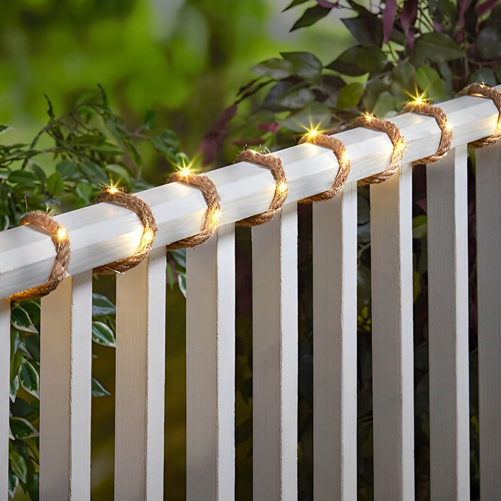 Hemp Rope Light Retro Decorative LED String Lights