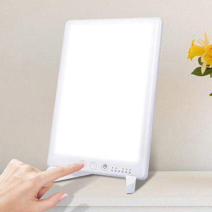 SAD Light Therapy Lamp 10000 Lux – UV-Free Full Spectrum Sun Lamp for Seasonal Depression & Mood Support
