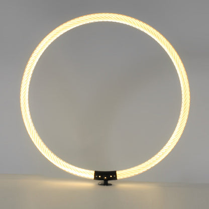 Sleek Ring LED Lawn Lamp Modern Waterproof Landscape Lighting