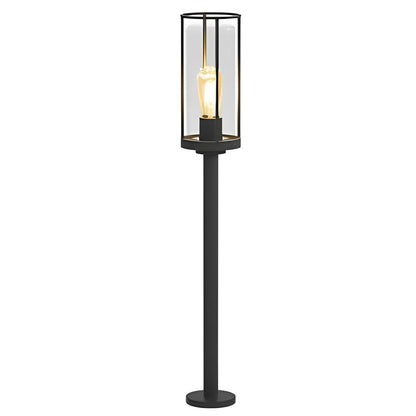 Modern Minimalist Round Stainless Steel Outdoor Light – Wall & Post Installation Options