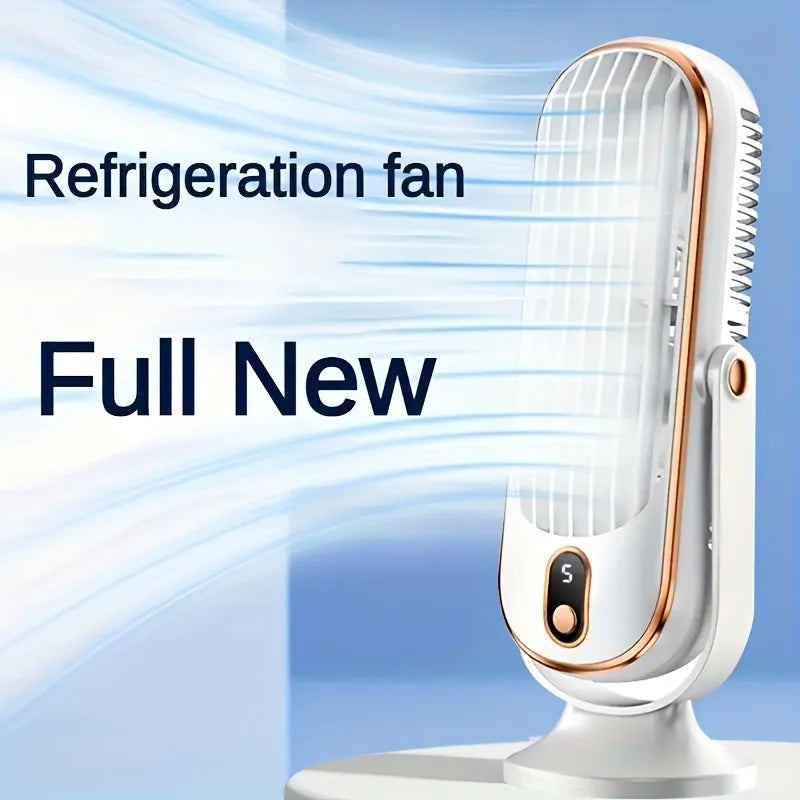 Mini Desktop Air Conditioner Fan Portable - USB Evaporative Cooler with 3 Speeds for Office Home