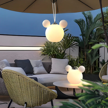 Cute Cartoon 3D Animal Lights - Waterproof, USB Rechargeable Outdoor Hanging Lights