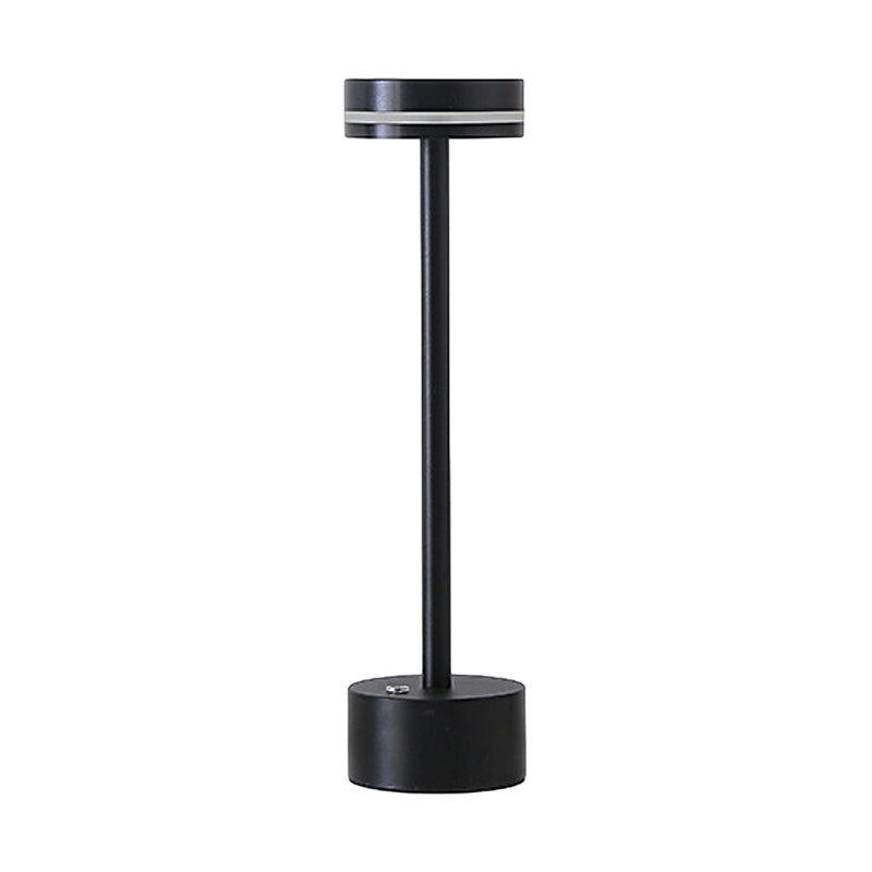 Rechargeable Portable Rod Table Lamp – 3-Step Dimmable LED Mood Light for Bedroom, Desk & Bar