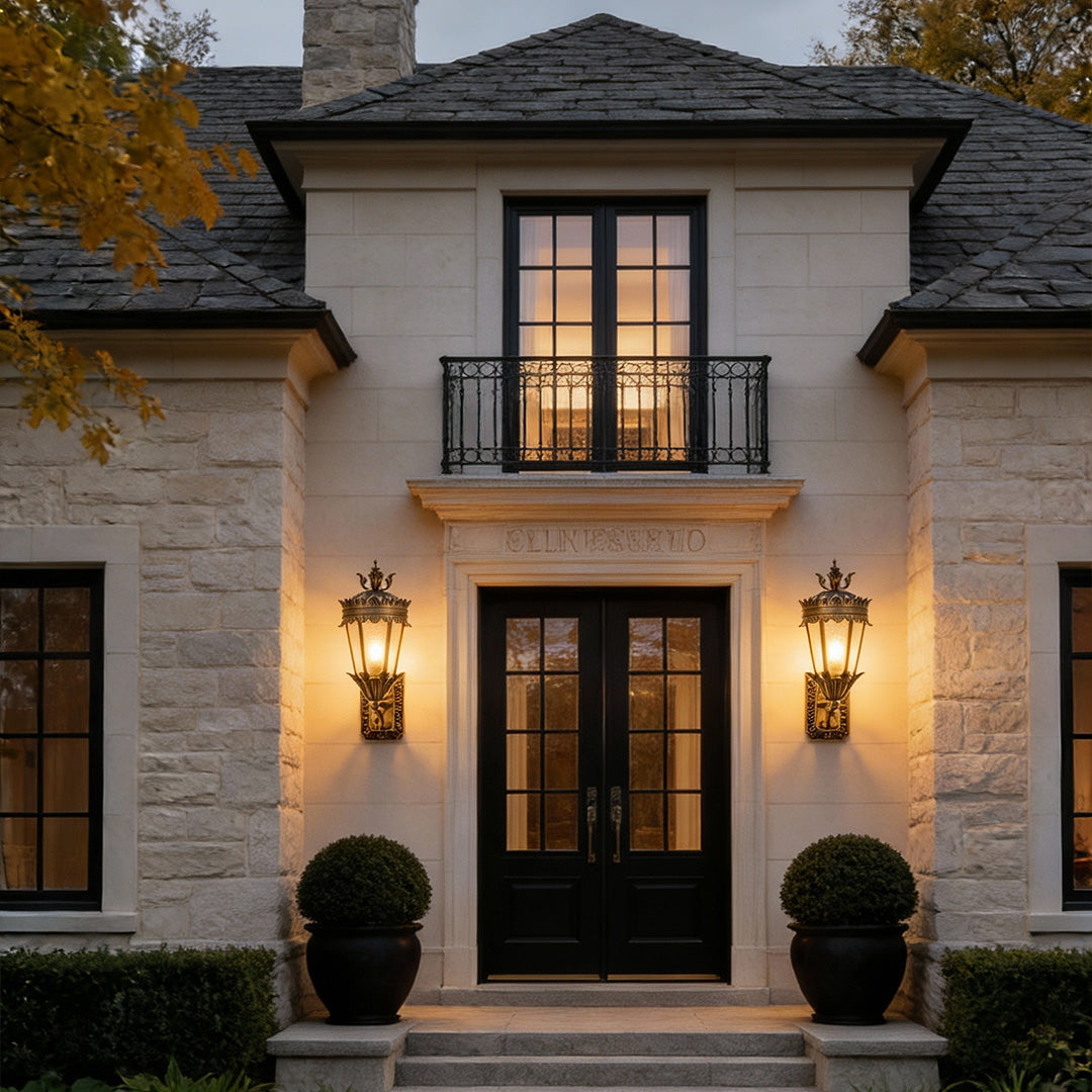 Outdoor Lighting Wall Lantern European-Style Vintage Garden Light