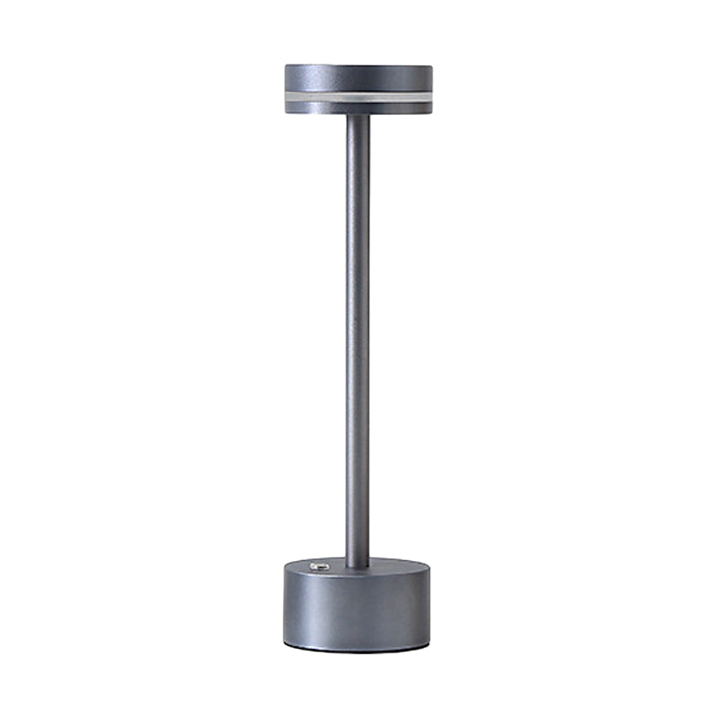 Rechargeable Portable Rod Table Lamp – 3-Step Dimmable LED Mood Light for Bedroom, Desk & Bar