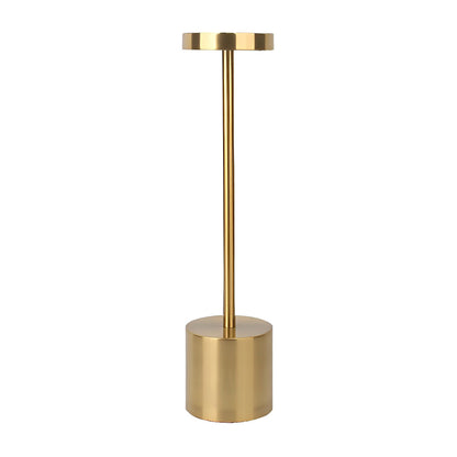 Rechargeable Modern Rod Table Lamp with USB Charging Base – Cordless LED Light for Bedroom & Home Office