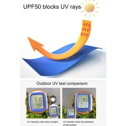 Kids Solar Powered Fan Hat – Adjustable Wide Brim Sun Hat with Built-In Cooling Fan for Children