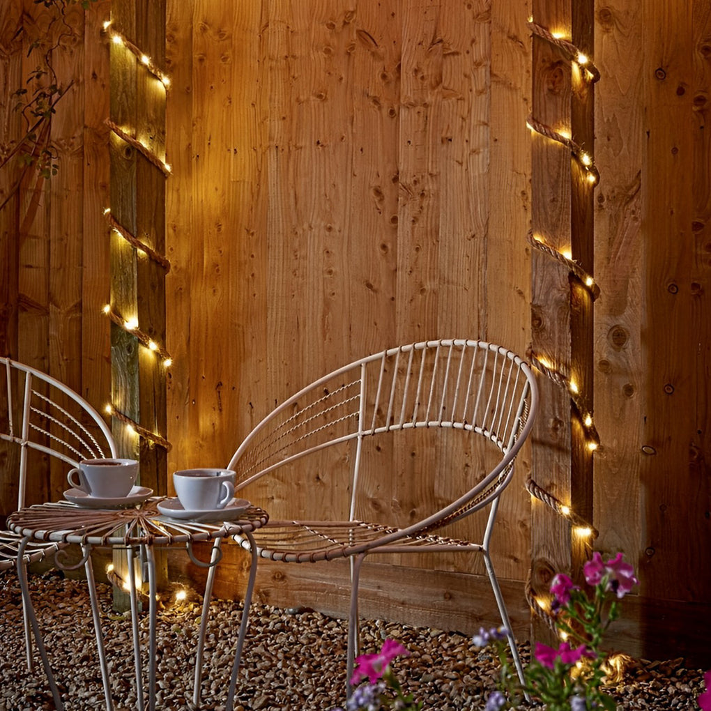 Hemp Rope Light Retro Decorative LED String Lights