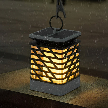 Portable Smart Solar LED Outdoor Lantern – Light-Sensing Dusk-to-Dawn Waterproof Garden Lamp for Porch & Patio