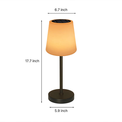 Waterproof Solar-Powered Smart Desk Lamp with Remote Control