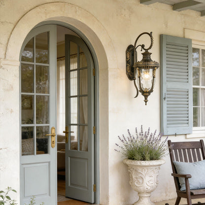Outdoor Light Fixtures Wall Mounted European-Style Vintage Light