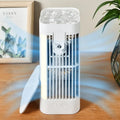 Portable Desk Fan with Water Mist Spray Cooling - Mini Air Conditioner Fan for Office Home Bedroom