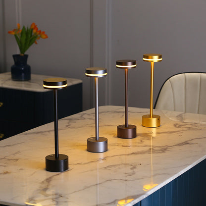 Rechargeable Portable Rod Table Lamp – 3-Step Dimmable LED Mood Light for Bedroom, Desk & Bar