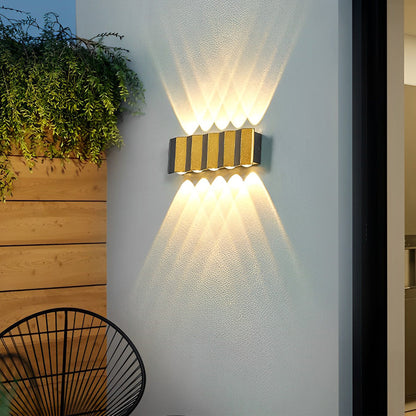 Modern up and down Wall Lights Black Gold Dual-Tone Light