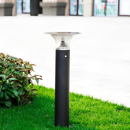 Efficient 3.5W Solar LED Path Downlights 360° Modern Black Landscape Lighting