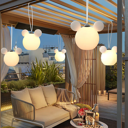 Cute Cartoon 3D Animal Lights - Waterproof, USB Rechargeable Outdoor Hanging Lights